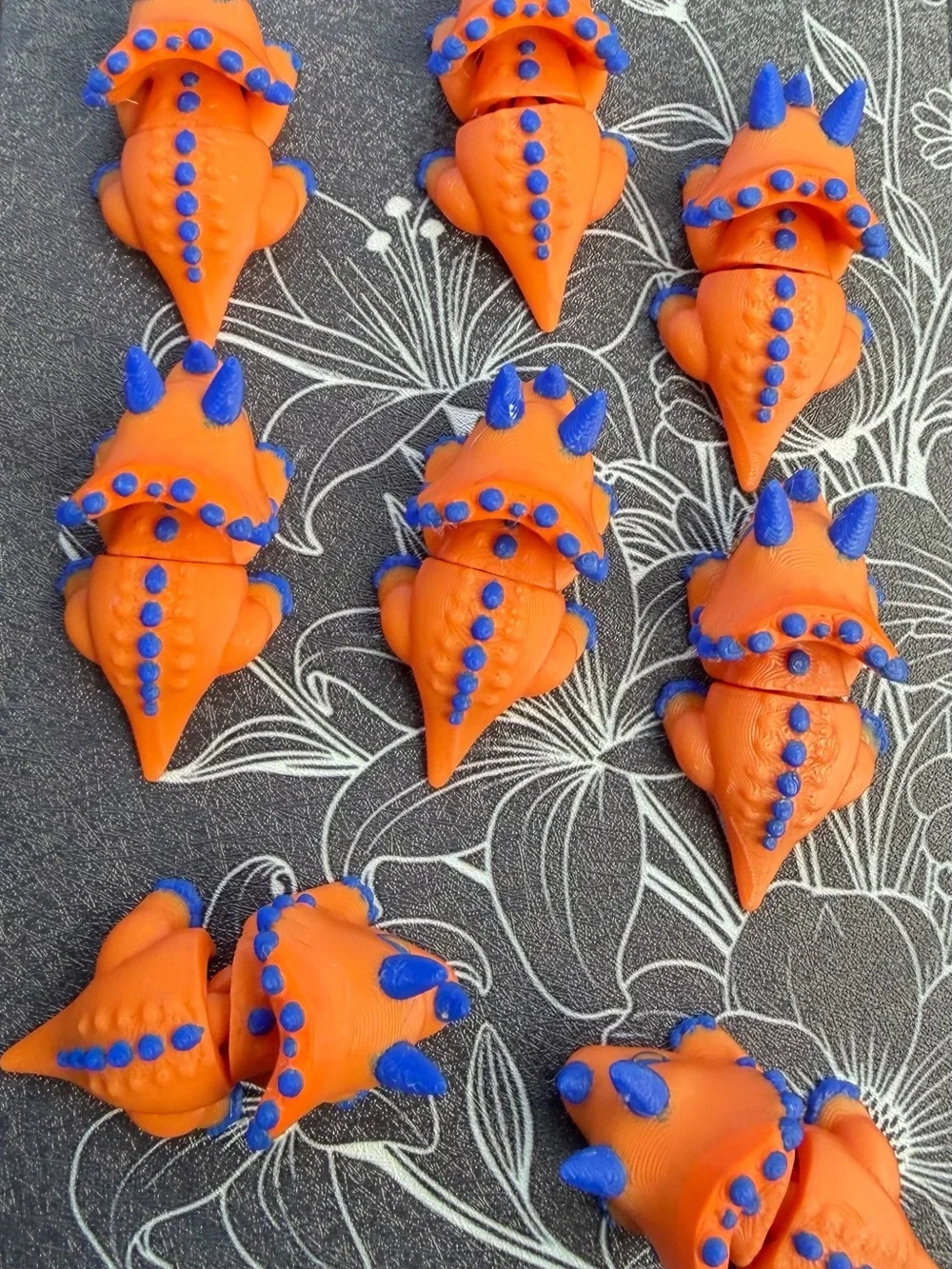 Triceratops 3D moveable toys